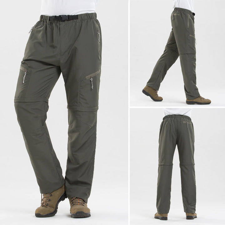Versatili pantaloni da uomo 2 in 1 per l'escursionismo - resistenti e confortevoli per qualsiasi avventura