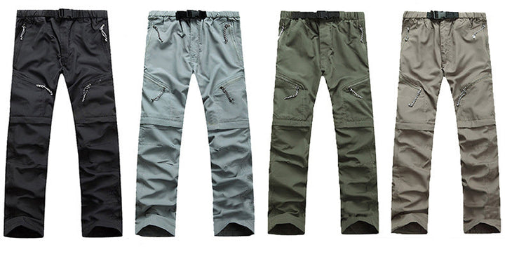 Versatili pantaloni da uomo 2 in 1 per l'escursionismo - resistenti e confortevoli per qualsiasi avventura