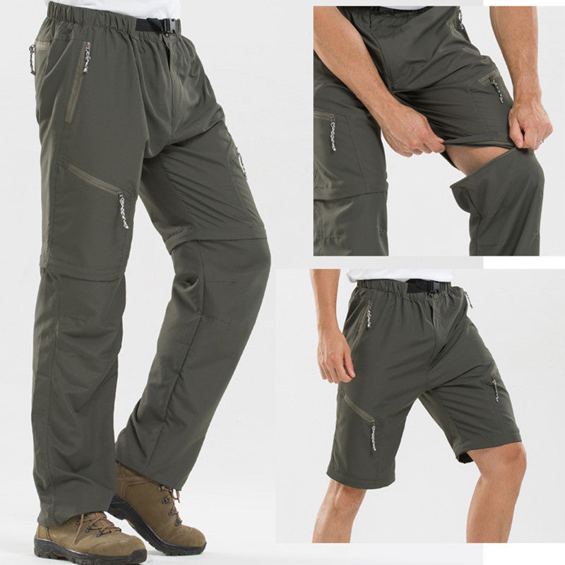 Versatili pantaloni da uomo 2 in 1 per l'escursionismo - resistenti e confortevoli per qualsiasi avventura