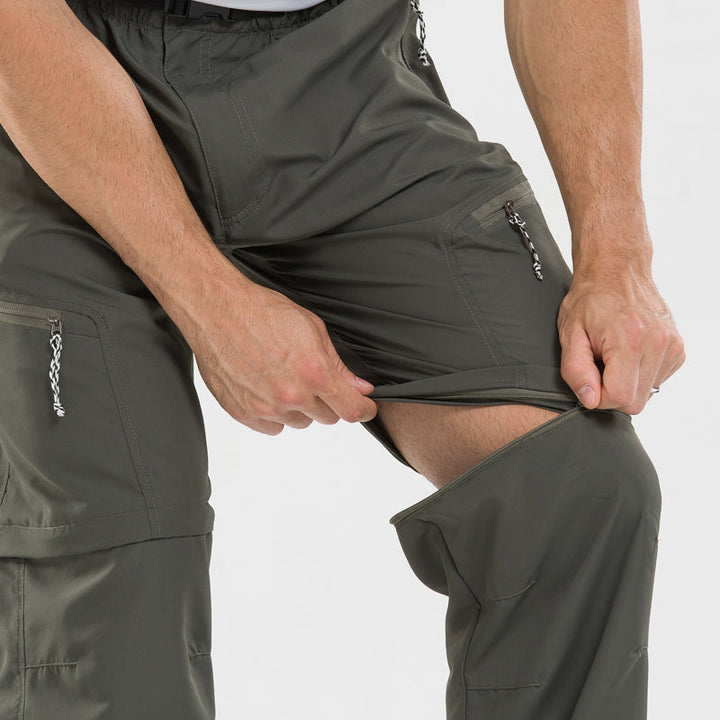 Versatili pantaloni da uomo 2 in 1 per l'escursionismo - resistenti e confortevoli per qualsiasi avventura