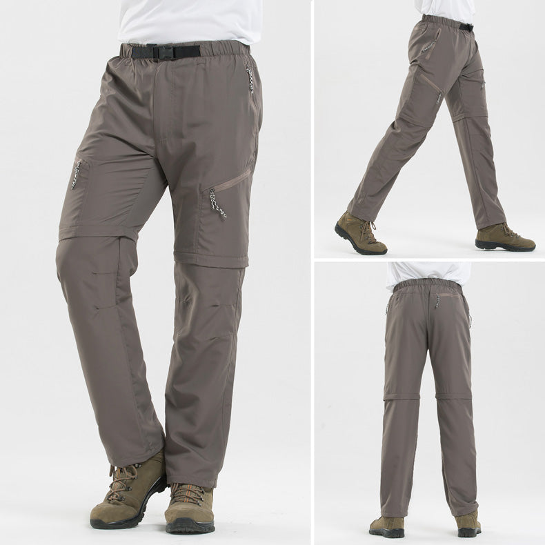 Versatili pantaloni da uomo 2 in 1 per l'escursionismo - resistenti e confortevoli per qualsiasi avventura