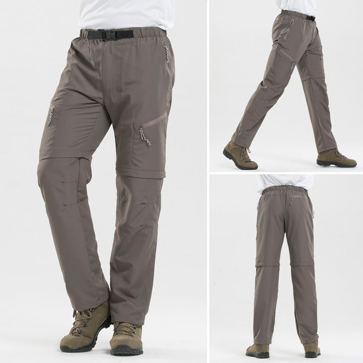 Versatili pantaloni da uomo 2 in 1 per l'escursionismo - resistenti e confortevoli per qualsiasi avventura