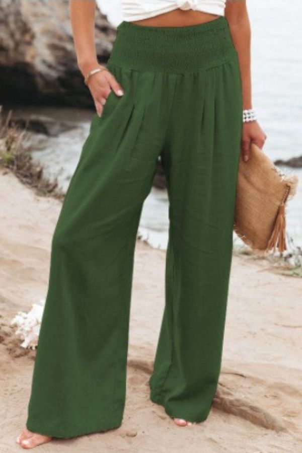 Pantaloni eleganti a vita alta da donna - eleganza e comfort per tutti i giorni