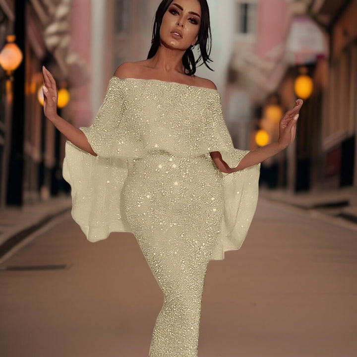 Elegante Verity Avondjurk met Schouderdetails voor Dames