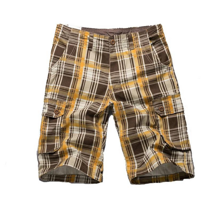Comodi pantaloncini cargo da uomo in cotone - ideali per la spiaggia e per l'uso quotidiano
