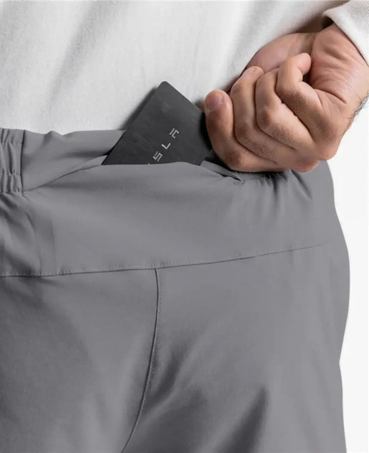 VIQA Pantaloncini da corsa da uomo - Pantaloncini sportivi leggeri e comodi per il massimo comfort