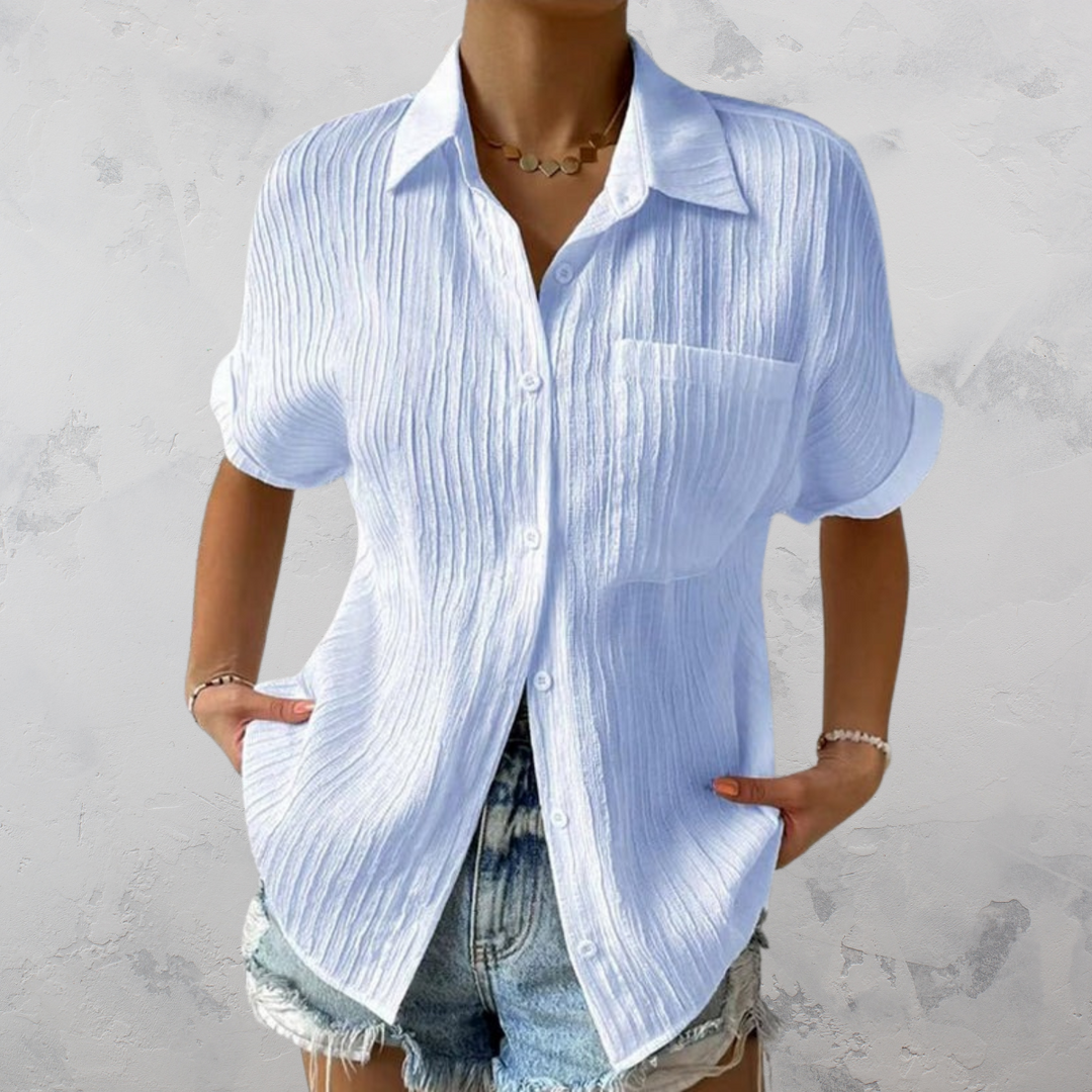Elegante camicia estiva da donna per il comfort e lo stile casual
