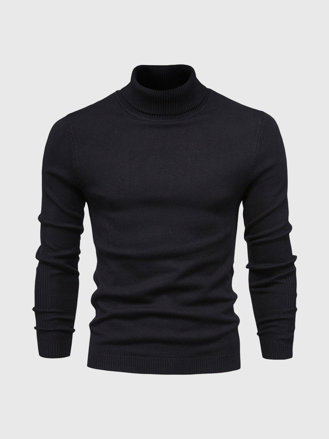 Confortevole maglione dolcevita lavabile da uomo - stile e comfort per tutti i giorni