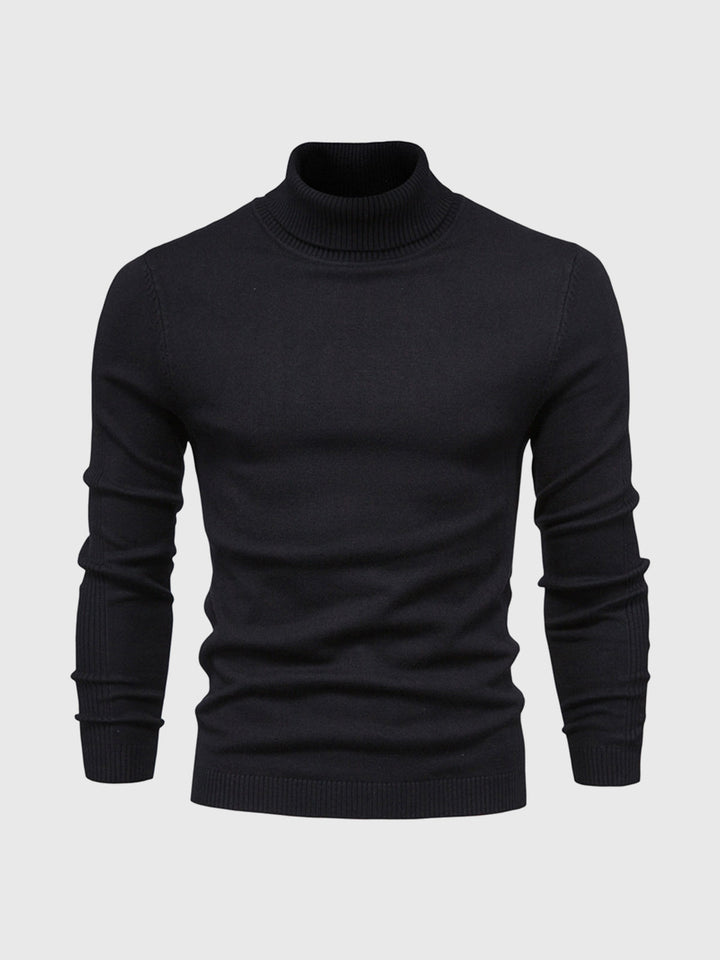 Confortevole maglione dolcevita lavabile da uomo - stile e comfort per tutti i giorni