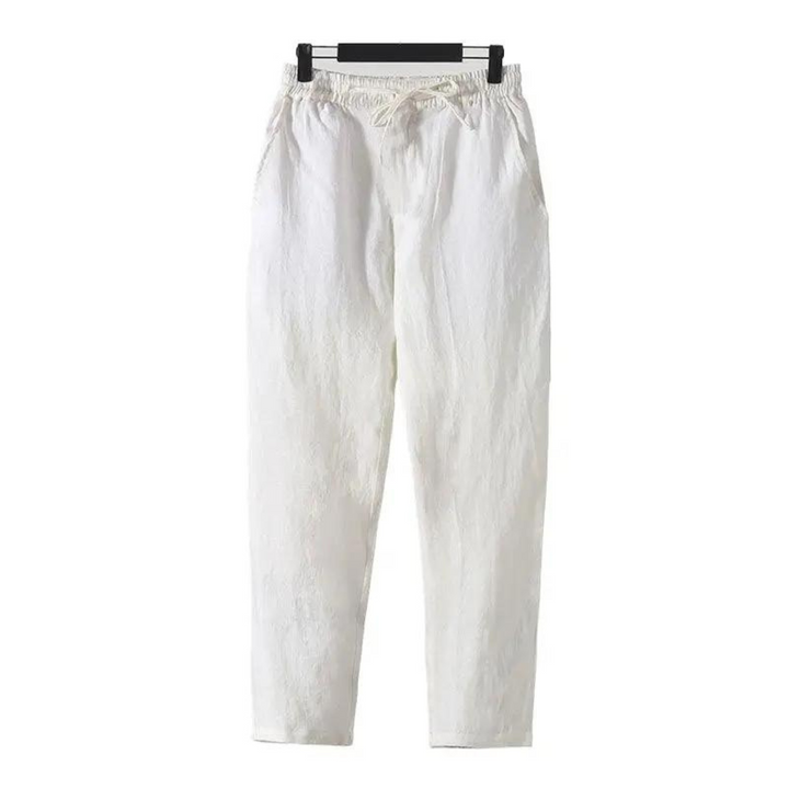 Pantaloni estivi da uomo ultraleggeri in lino arioso per il massimo comfort e libertà di movimento