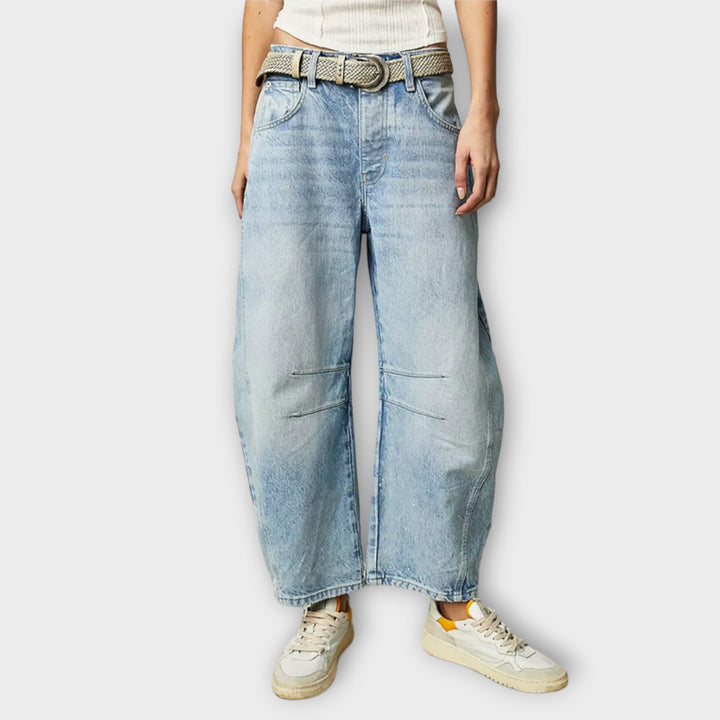 Luna™ - Jeans Classici a Gamba Larga