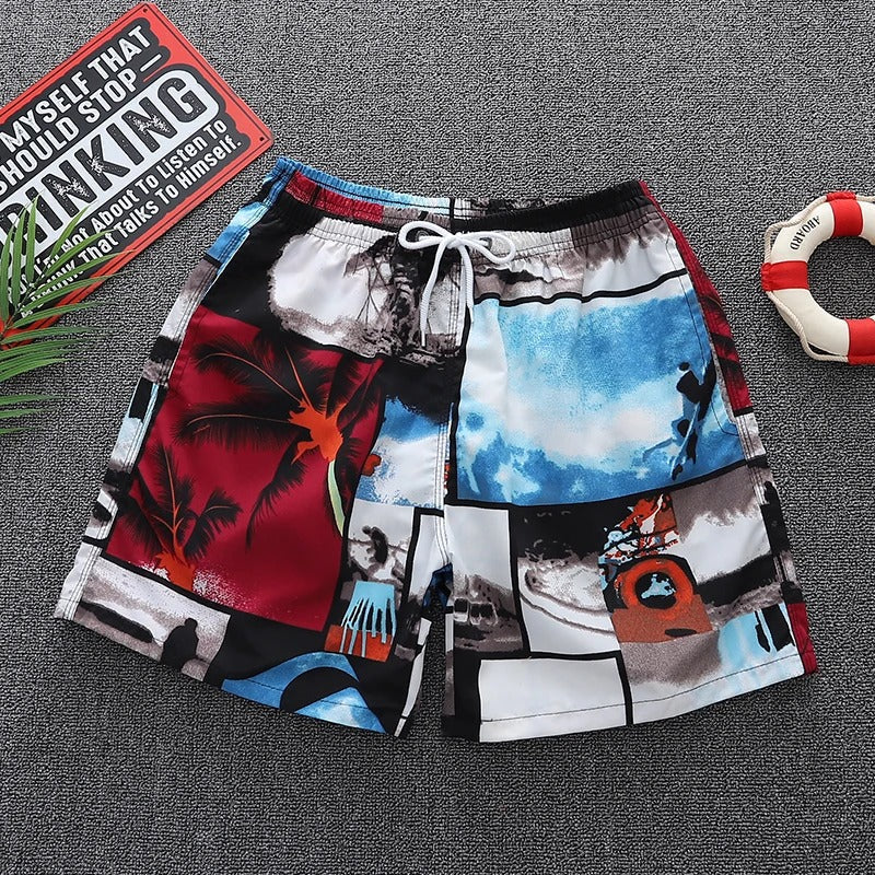 Stijlvolle Heren Zwemshort met Trendy Strandprint - Arlo