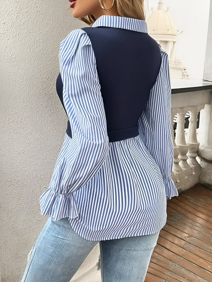 Caprice - Elegant Gestreepte Blouse voor een Trendy Look