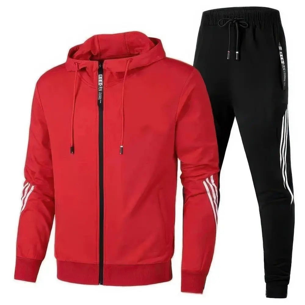 Set felpa sportiva e pantaloni da corsa da uomo - abbigliamento da allenamento comodo e alla moda