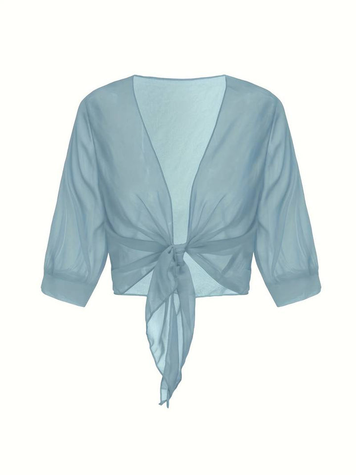 <div>Katie – Blusa Elegante con Apertura Fresca sul Davanti</div>