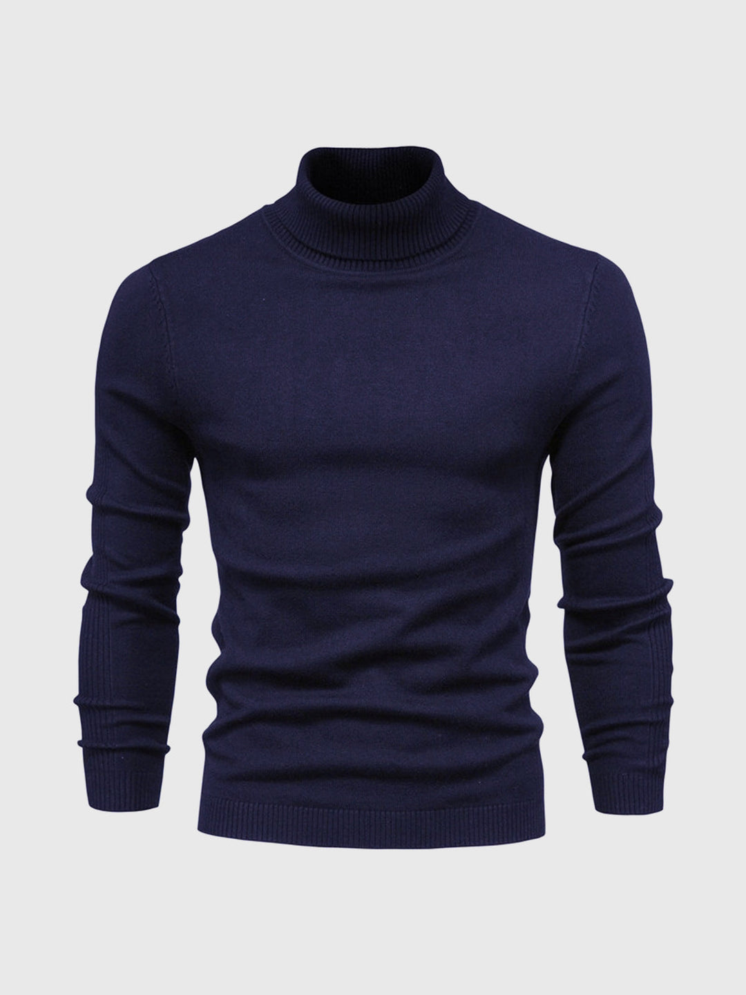 Confortevole maglione dolcevita lavabile da uomo - stile e comfort per tutti i giorni