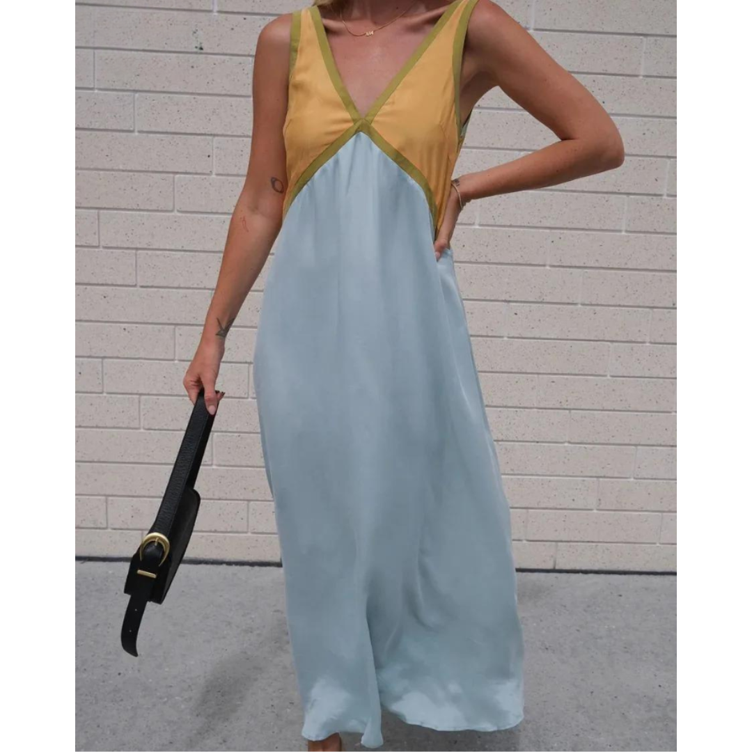 Noemi™ - Abito Chic Con Scollo A V