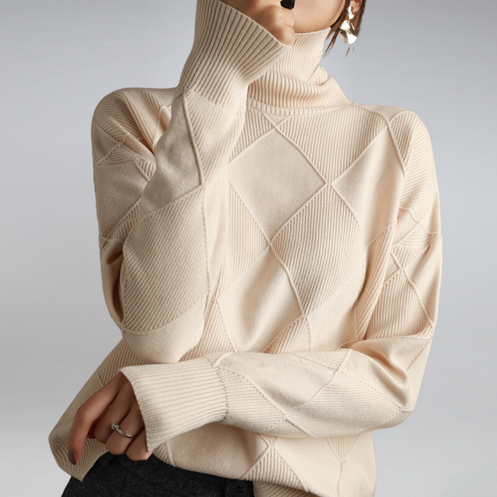 Federica™ - Maglione dolcevita in morbido cotone