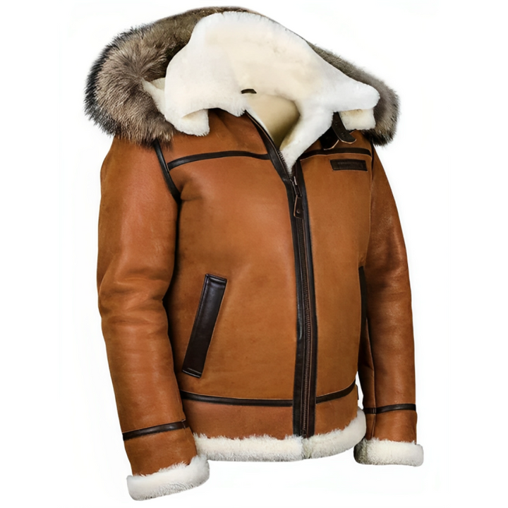 Demario™ - Giacca Invernale in Pelle per Uomo