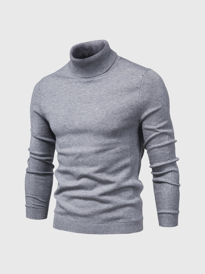 Confortevole maglione dolcevita lavabile da uomo - stile e comfort per tutti i giorni