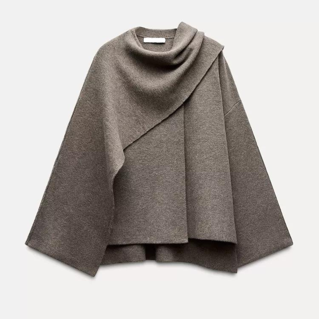 Maddalena™ - Trench in lana con sciarpa