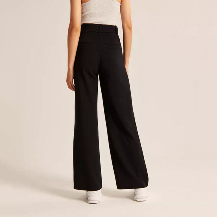 Pantaloni eleganti a gamba larga da donna - stile e comfort per tutti i giorni