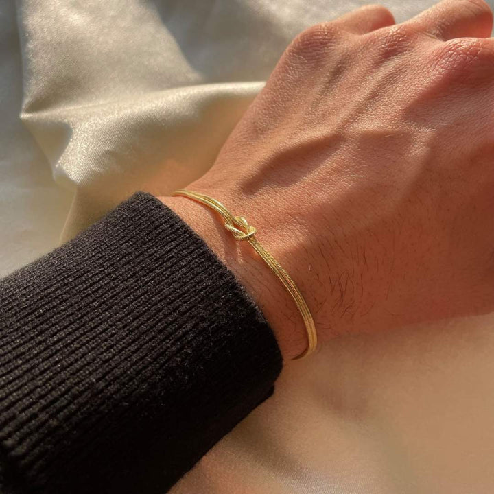 PromiseKnot™ - Bracciale Nodo Sempre Uniti