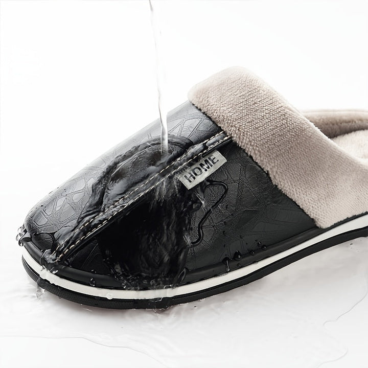 Heidi-Mode - Pantofole classiche da uomo comode ed eleganti, perfette per le giornate fredde