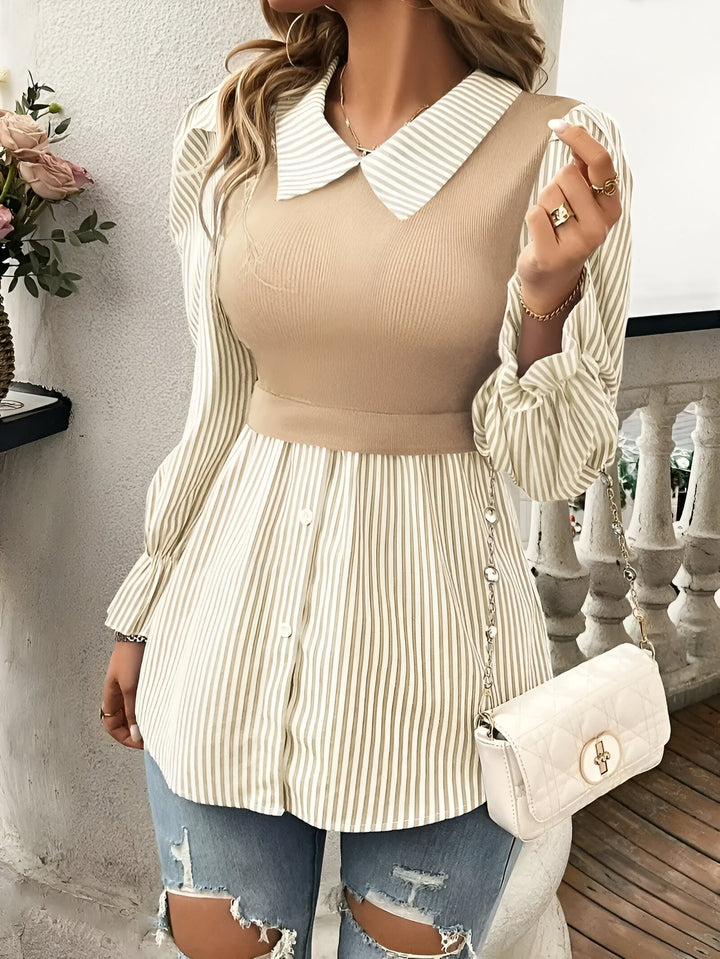 Caprice - Elegant Gestreepte Blouse voor een Trendy Look