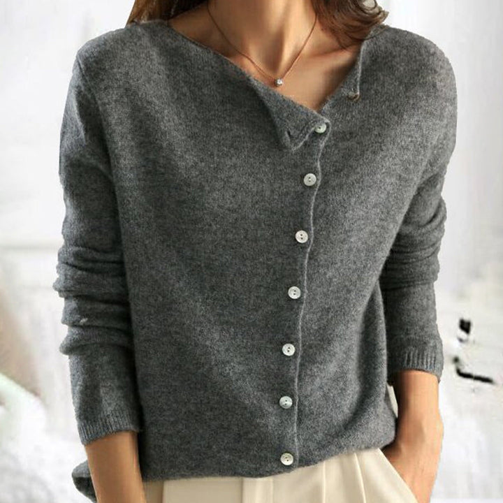 Saveria™ - Camicia Essenziale a Maniche Lunghe Classica