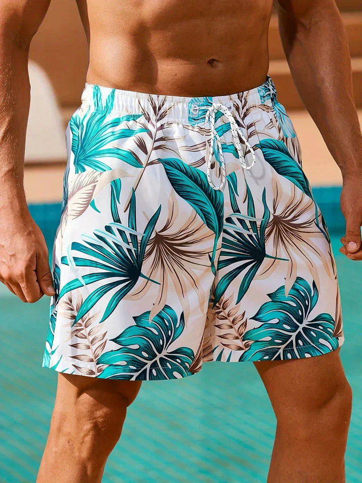 Calvin Tropische Zwemshort met Handige Zakken voor Optimale Comforterechtvaardiging
