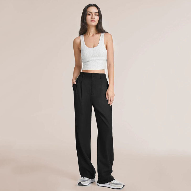 Pantaloni eleganti a gamba larga da donna - stile e comfort per tutti i giorni