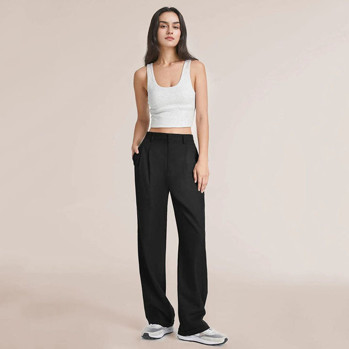 Pantaloni eleganti a gamba larga da donna - stile e comfort per tutti i giorni