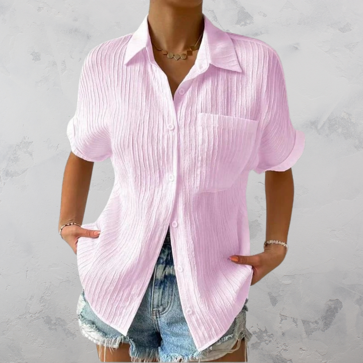 Elegante camicia estiva da donna per il comfort e lo stile casual