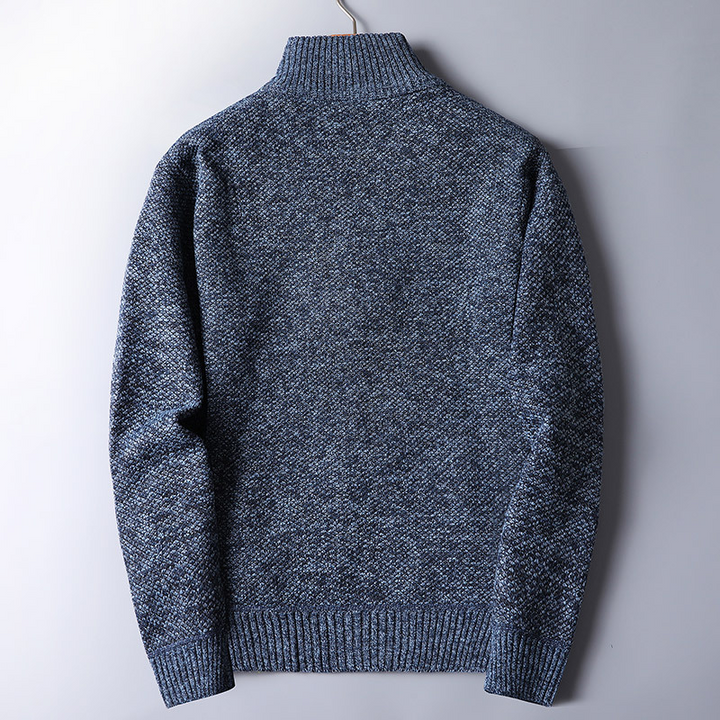 Maglione da uomo con zip per il massimo comfort