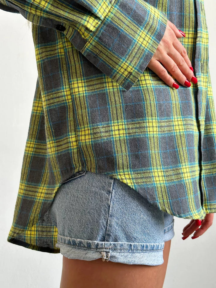 <html>Caitlin - Camicia in flanella a quadri elegante per un look perfetto</html>