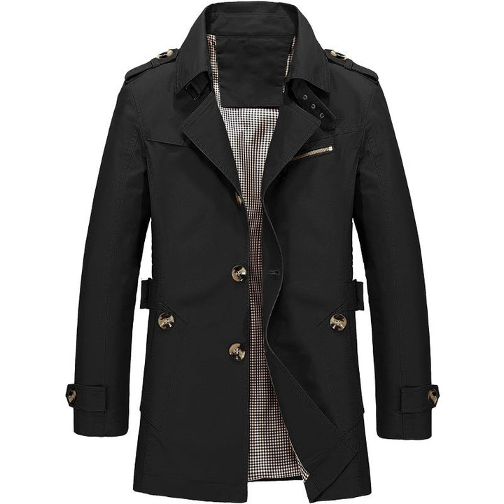Trench Niccolo™: Un cappotto da uomo elegante e di classe per la primavera e l'autunno