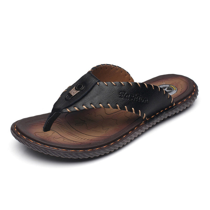 Ricky - Infradito in pelle da uomo eleganti e raffinati per il massimo comfort
