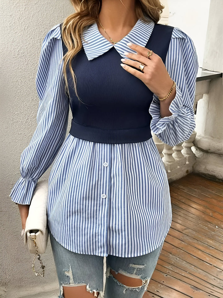 Caprice - Elegant Gestreepte Blouse voor een Trendy Look