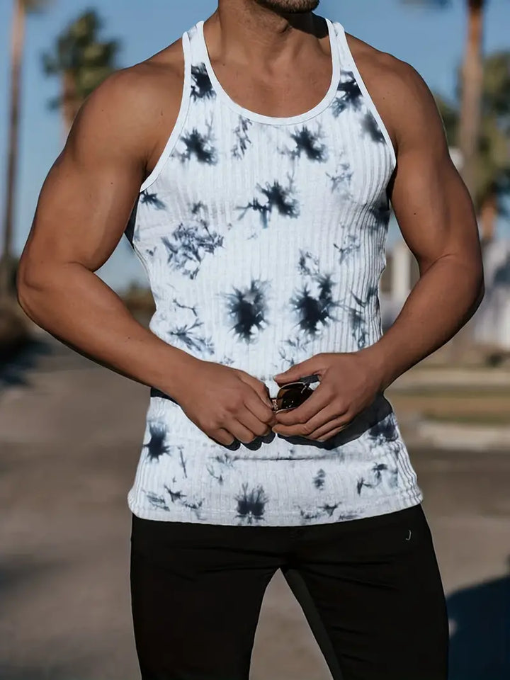 T-shirt da uomo senza maniche con scollo rotondo - perfetta per l'allenamento e con una vestibilità perfetta garantita