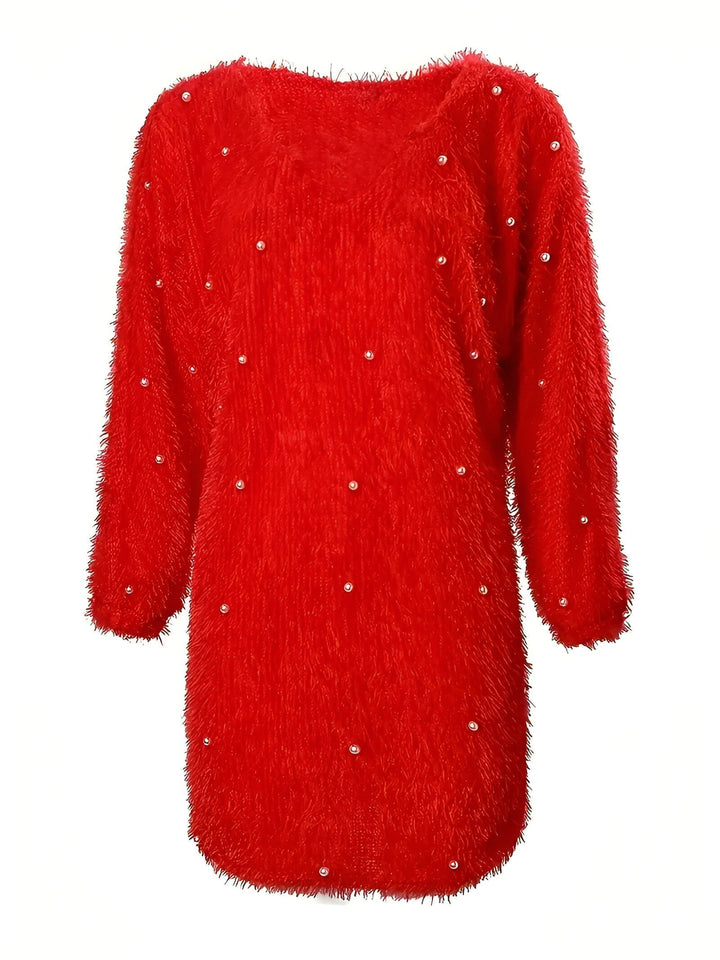 Celestine - Chic Blousejurk met Stijlvolle V-hals