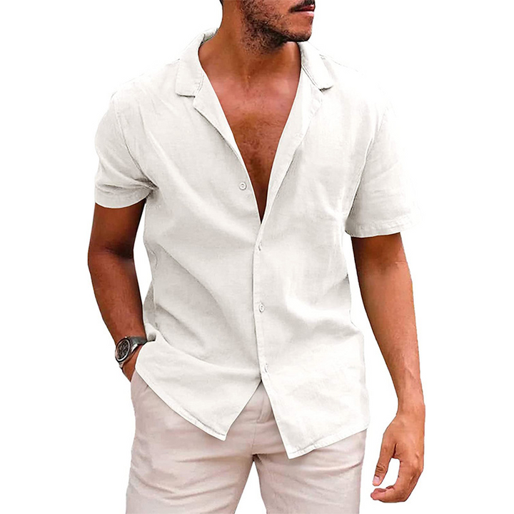 Camicia da uomo estiva e casual per giornate comode e disinvolte