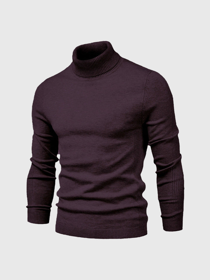 Confortevole maglione dolcevita lavabile da uomo - stile e comfort per tutti i giorni