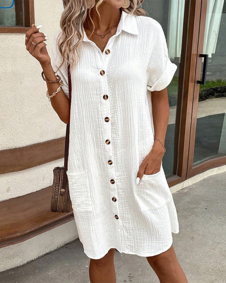 Elegante abito camicia da donna per un look elegante e alla moda