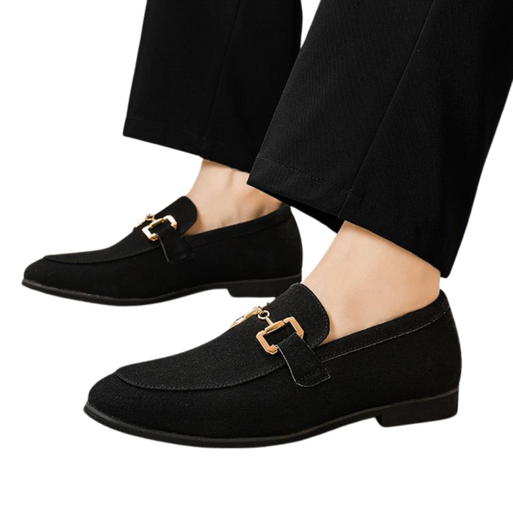Mocassini da uomo eleganti e confortevoli in elegante pelle scamosciata