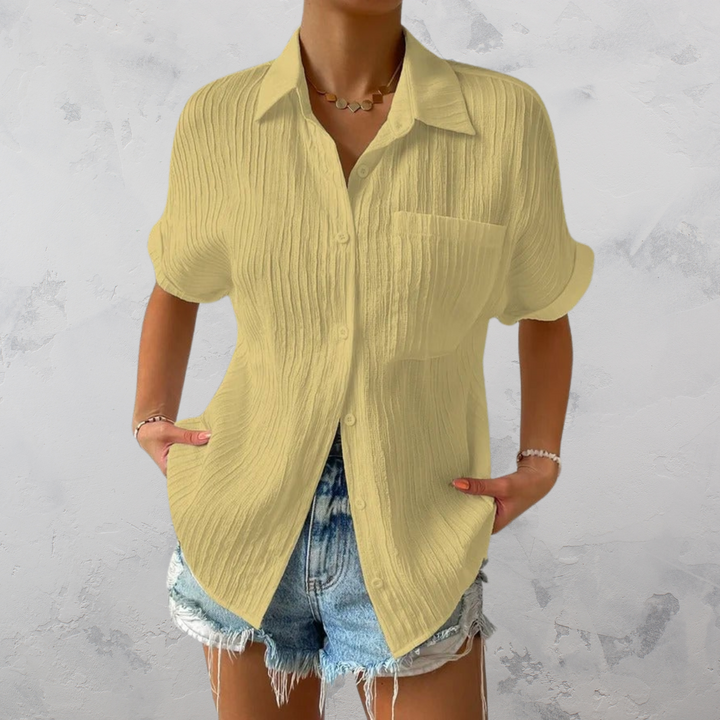 Elegante camicia estiva da donna per il comfort e lo stile casual