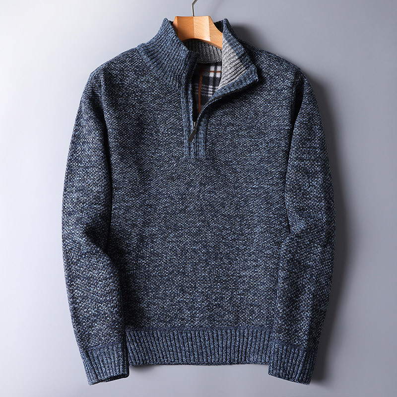 Maglione da uomo con zip per il massimo comfort