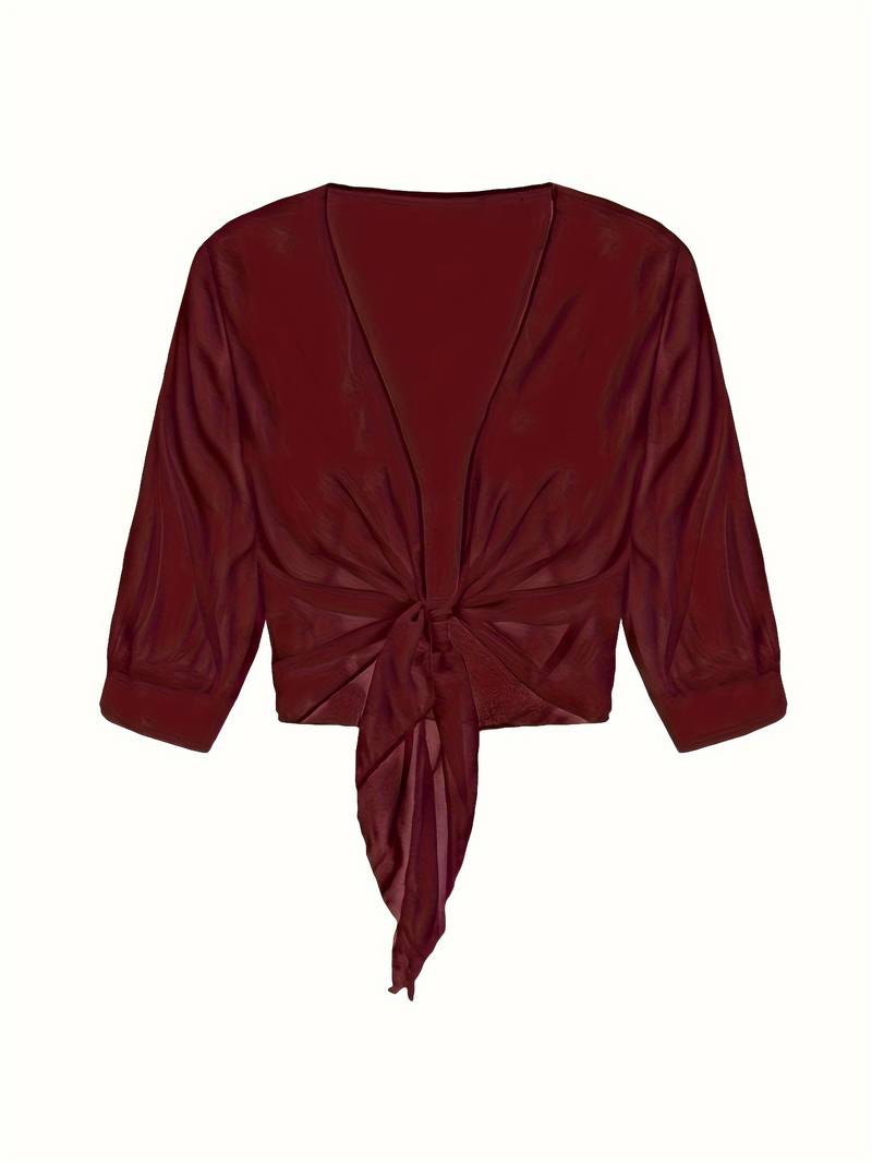 <div>Katie – Blusa Elegante con Apertura Fresca sul Davanti</div>