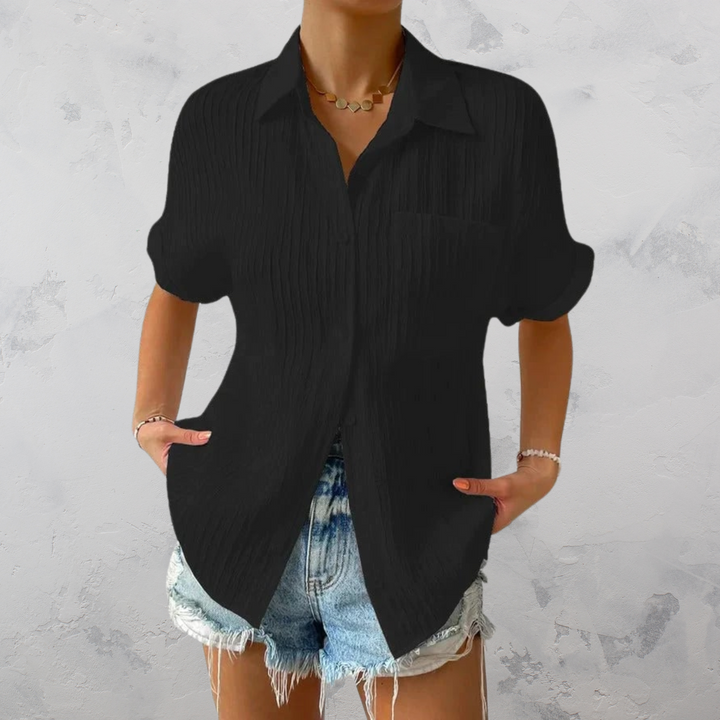 Elegante camicia estiva da donna per il comfort e lo stile casual