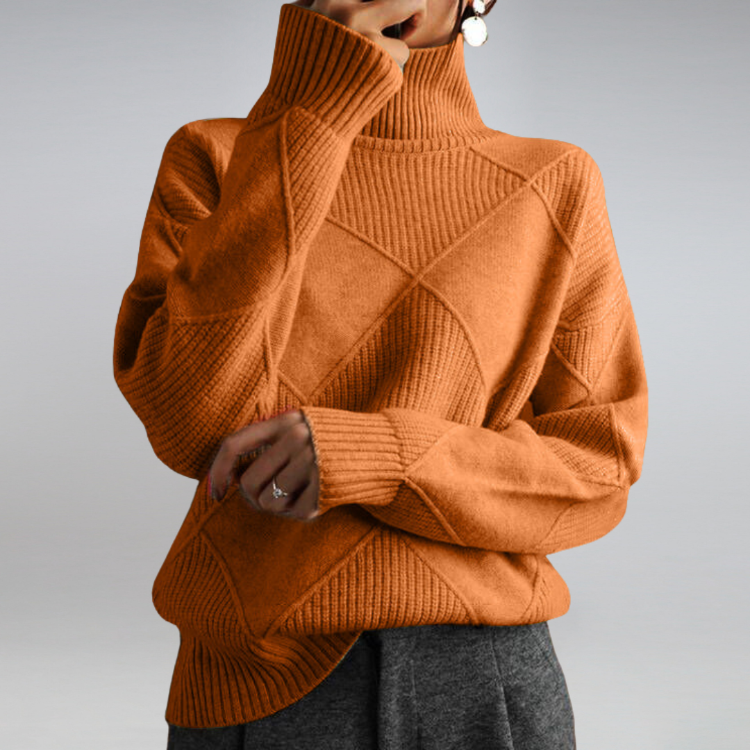 Federica™ - Maglione dolcevita in morbido cotone